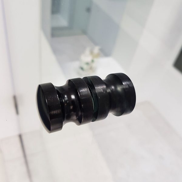 Black Back to Back Knob Handle