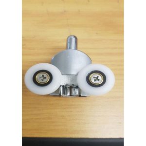 Chrome Double Wheel For Bottom Rail (1)