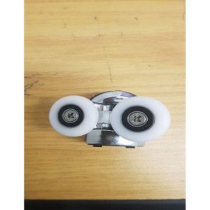 Chrome Double Wheel For Top Rail