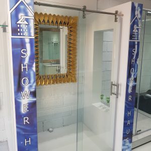 Frameless Sliding Shower