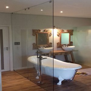 Frameless Room Divider