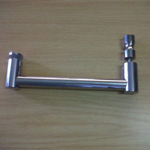 Stainless Steel Towel Rail With Backing Knob