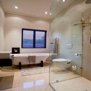 Wall Hinged Door with Glass Shelf on Return Panel